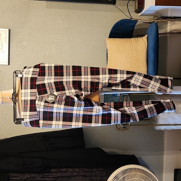New Look Sport Plaid Stretch Pants NWT Sz. 3X - Picture 6 of 10